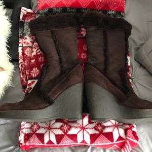 BCBGirls fur boots